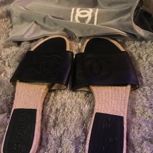 Channel sandals  sz 38